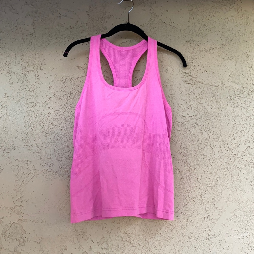 Lululemon Athletica Pink Swiftly Racerback Tank